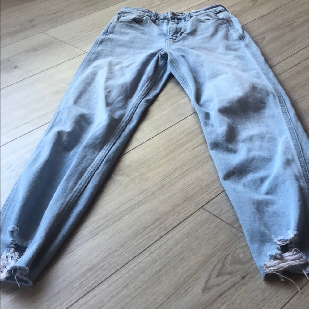 Light blue mom jeans